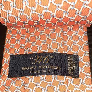 3 1/2" New Designer Tie By Brooks Brothers Long